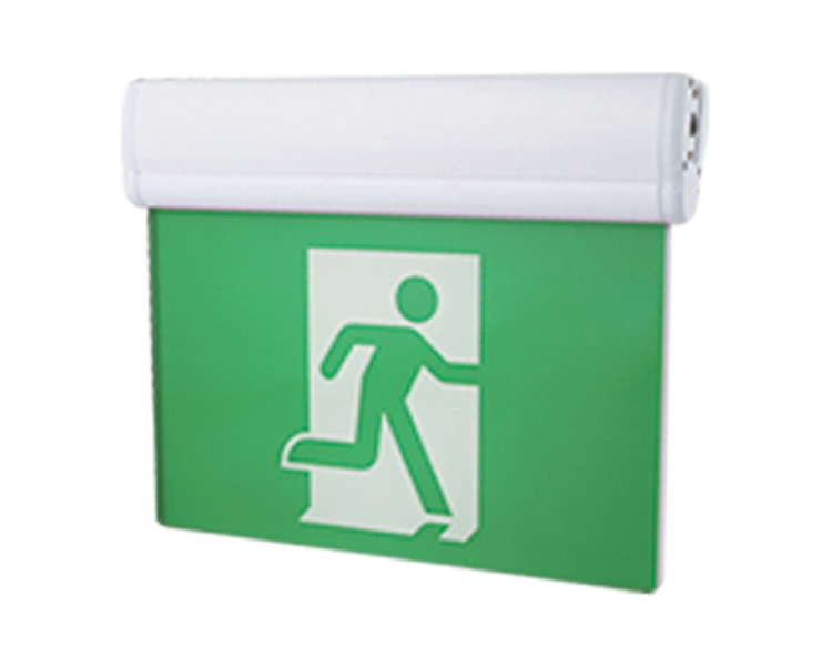Jelrm aluminyo 6 pulgada tumatakbo na tao humantong emergency exit sign