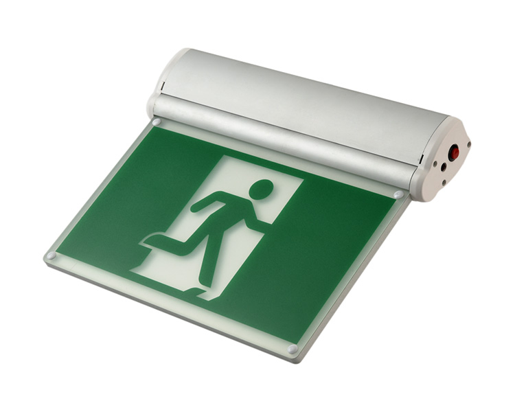 Jelrm aluminyo 6 pulgada tumatakbo na tao humantong emergency exit sign