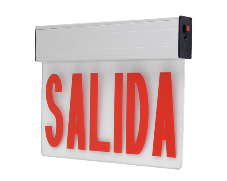 Jel1rw solong mukha 6 pulgada 12 exit light