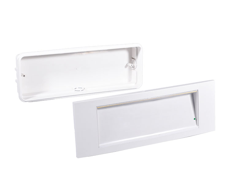 Le511ad malinaw na polycarbonate diffuser & abs housing emergency light