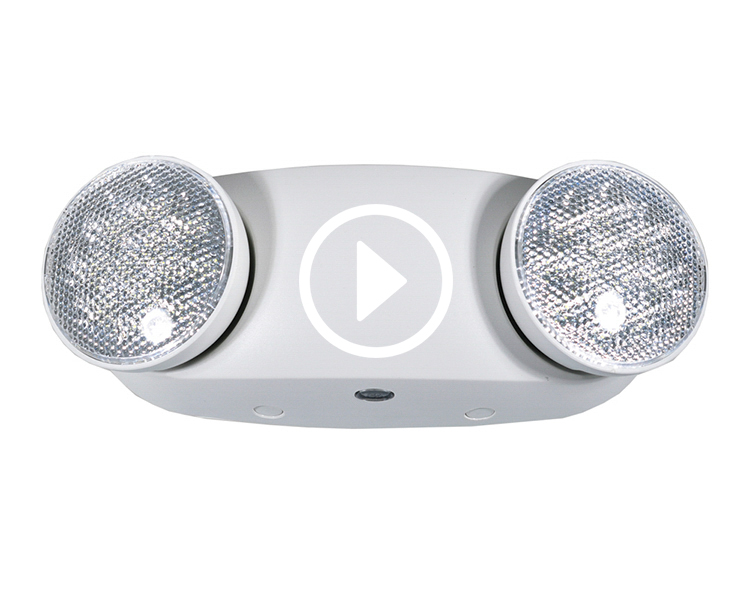 Inaprubahan ng JLEU5-UL ang twin head na humantong sa emergency light 