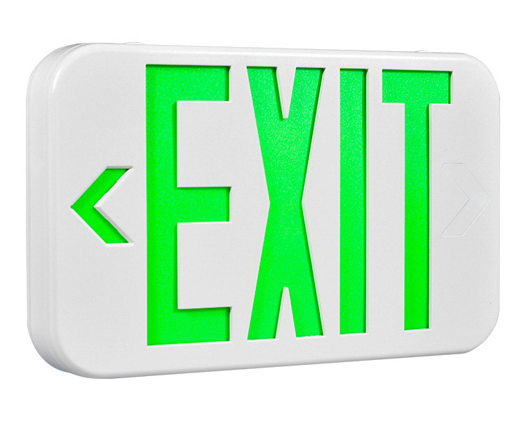 Ezxteu2bcwem (ezcxteu2bcwem) -Bi-color compact na laki ng LED exit sign