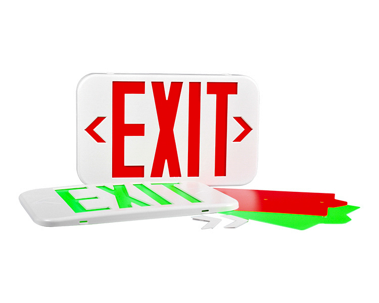 Ezxteu2bcwem (ezcxteu2bcwem) -Bi-color compact na laki ng LED exit sign