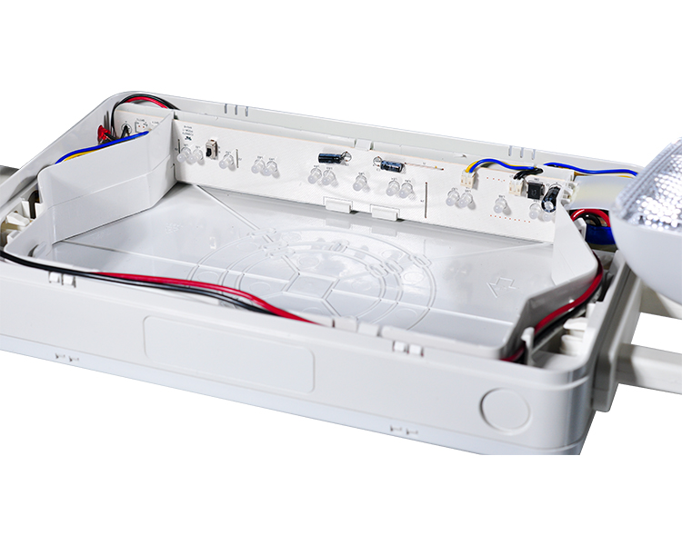 Jlec2bcw-bi-color LED combo emergency exit sign na may mga pinuno ng LED