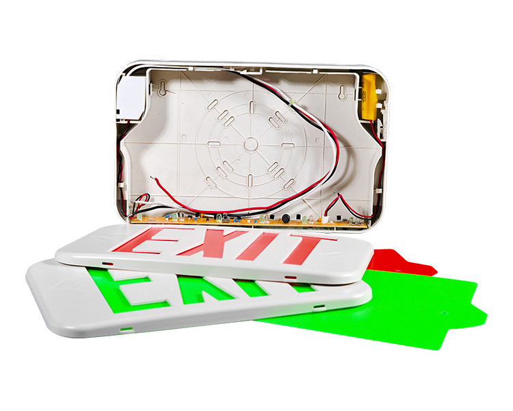 Ezxteu2bcwem (ezcxteu2bcwem) -Bi-color compact na laki ng LED exit sign