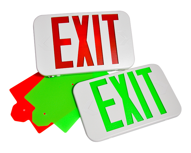 Ezxteu2bcwem (ezcxteu2bcwem) -Bi-color compact na laki ng LED exit sign