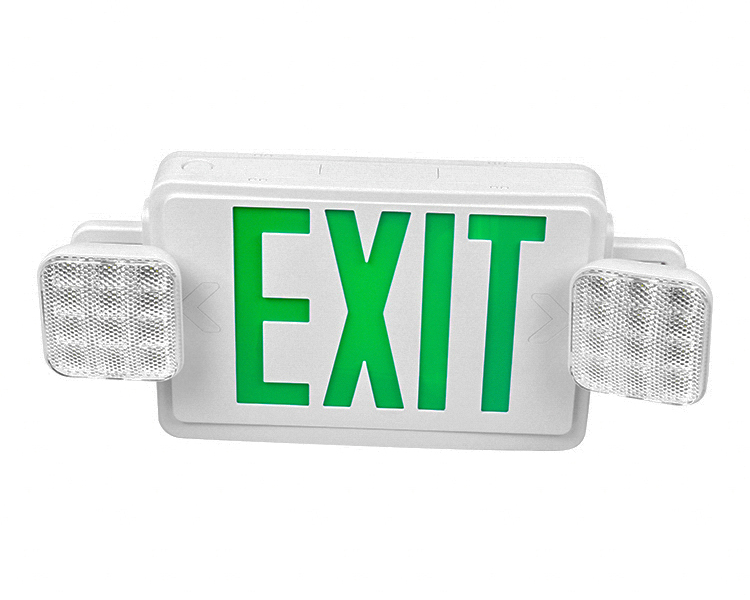 JLEC2GWRC-LED Emergency Exit Sign Combo na may malayong may kakayahang