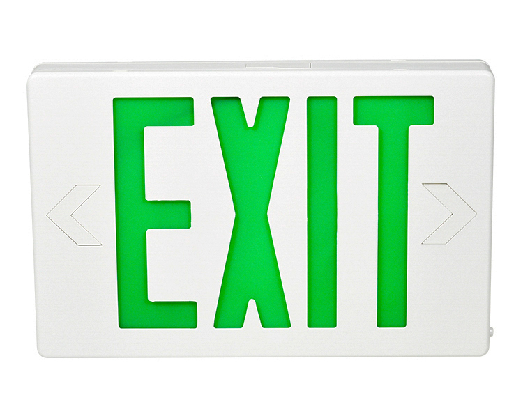 JEE2GWE-6 INCH UL Inaprubahan ang mga palatandaan ng berdeng exit