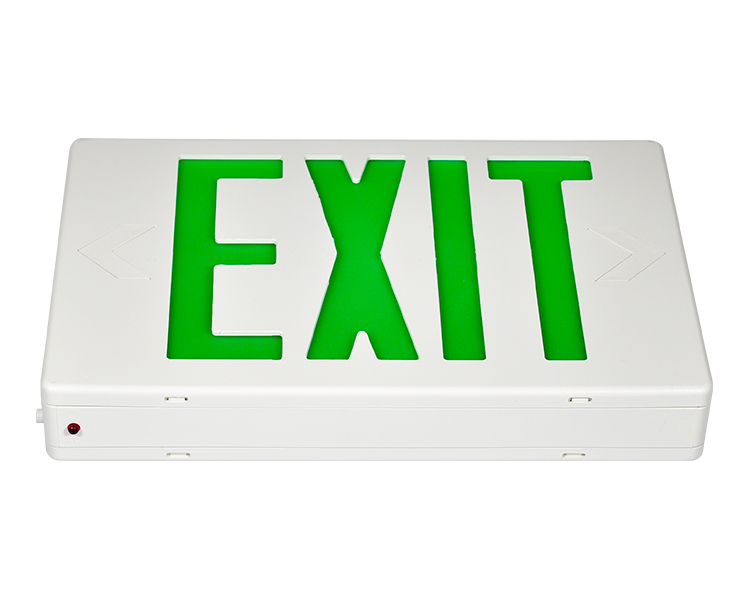 JEE2GWE-6 INCH UL Inaprubahan ang mga palatandaan ng berdeng exit
