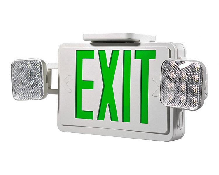 JLEC2GWRC-LED Emergency Exit Sign Combo na may malayong may kakayahang