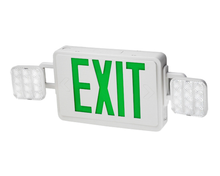 JLEC2GWRC-LED Emergency Exit Sign Combo na may malayong may kakayahang