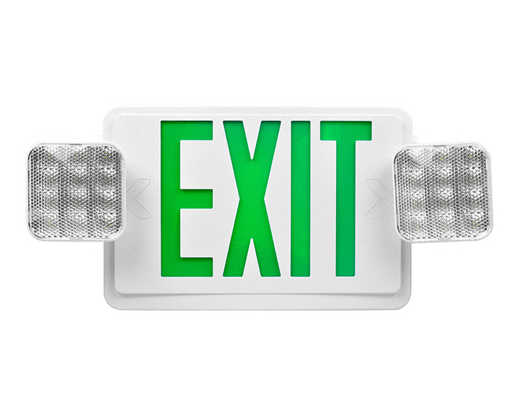 JLEC2GWRC-LED Emergency Exit Sign Combo na may malayong may kakayahang