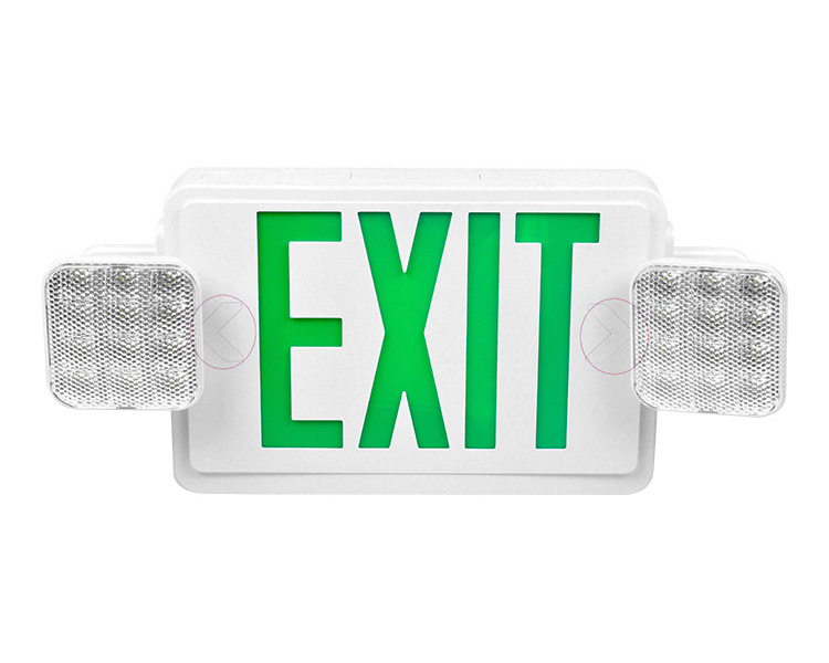 JLEC2GWRC-LED Emergency Exit Sign Combo na may malayong may kakayahang