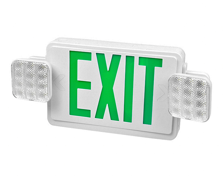 JLEC2GWRC-LED Emergency Exit Sign Combo na may malayong may kakayahang