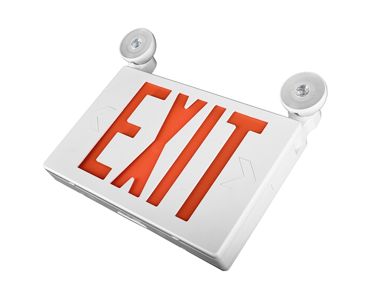 JLECB2RW-New Slim Red Letter Emergency Exit Sign na may mga LED Heads