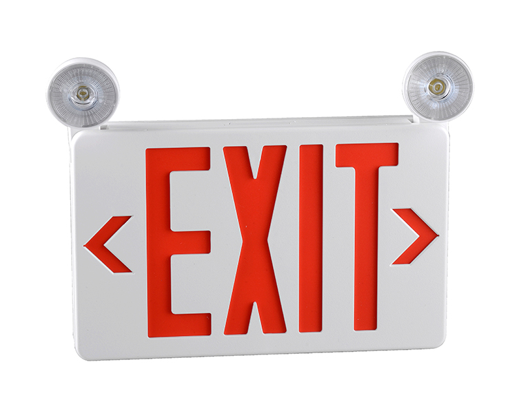 JLECB2RW-New Slim Red Letter Emergency Exit Sign na may mga LED Heads