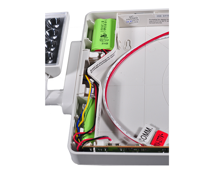 JLECD2GW-Green Emergency Fire Exit Lights na may LED Heads