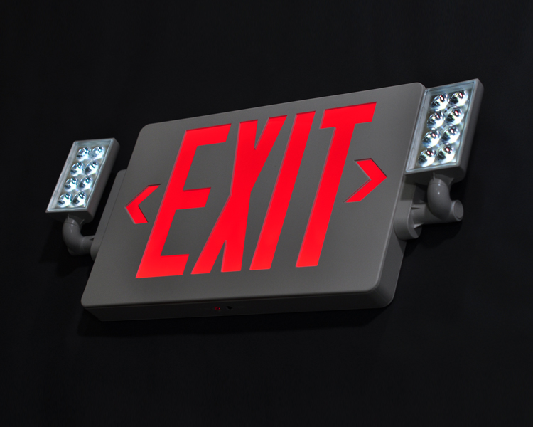 Jlecd2rw-emergency fire exit lights na may mga pulang titik
