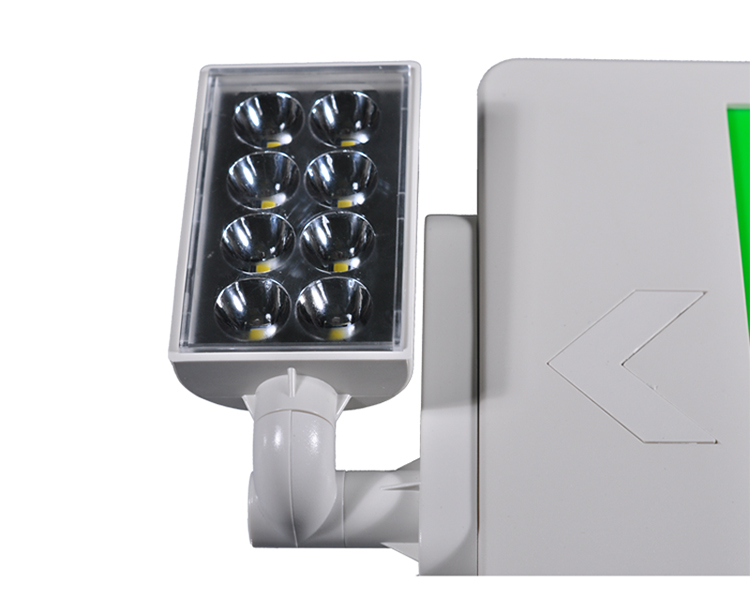 JLECD2GW-Green Emergency Fire Exit Lights na may LED Heads