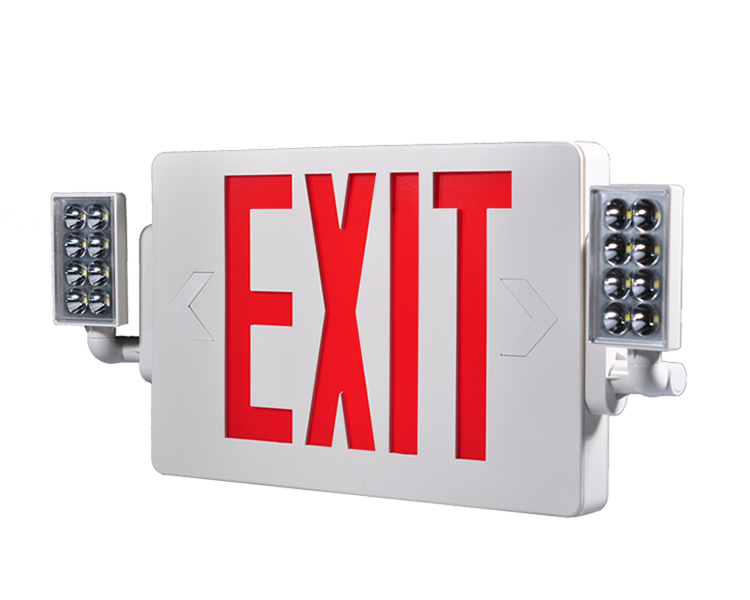 Jlecd2rw-emergency fire exit lights na may mga pulang titik