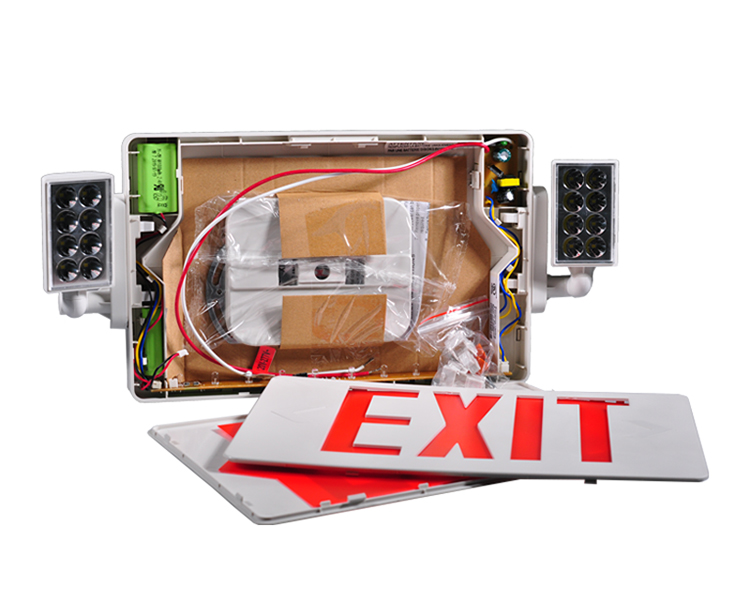 Jlecd2rw-emergency fire exit lights na may mga pulang titik
