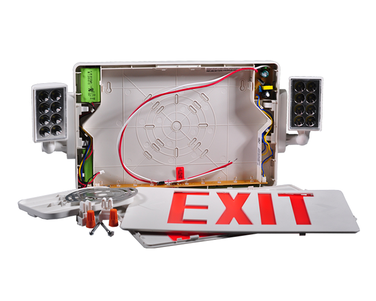 Jlecd2rw-emergency fire exit lights na may mga pulang titik