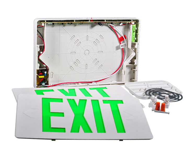 Jleed2gwem-ultra maliwanag na berdeng emergency exit sign