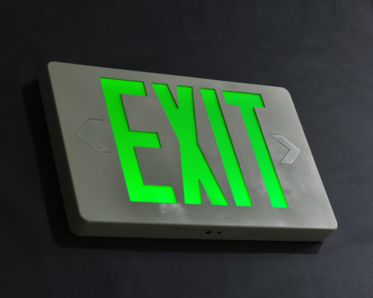 Jleed2gwem-ultra maliwanag na berdeng emergency exit sign