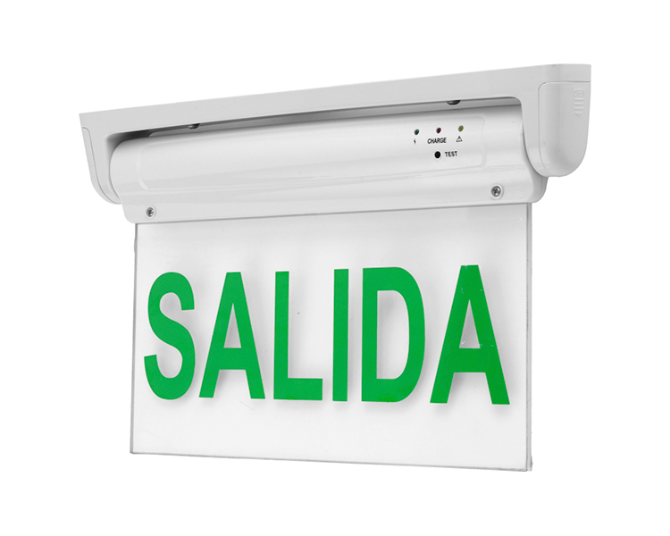 LE2912-5 o 10 Green LED Emergency Exit Sign