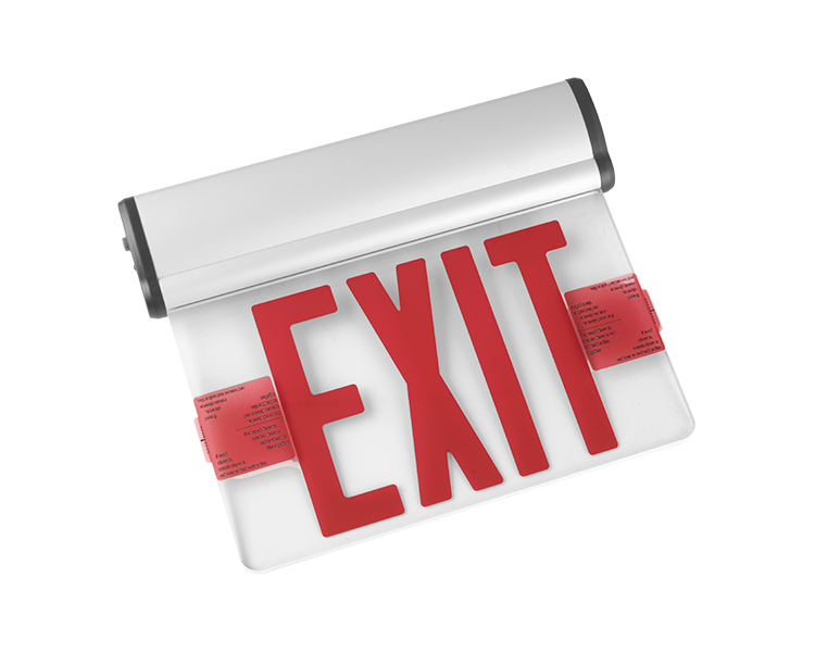 Jelbex1rc-single face red led exit sign na may mataas na grade acrylic panel