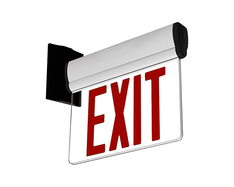 Jelbex1rc-single face red led exit sign na may mataas na grade acrylic panel