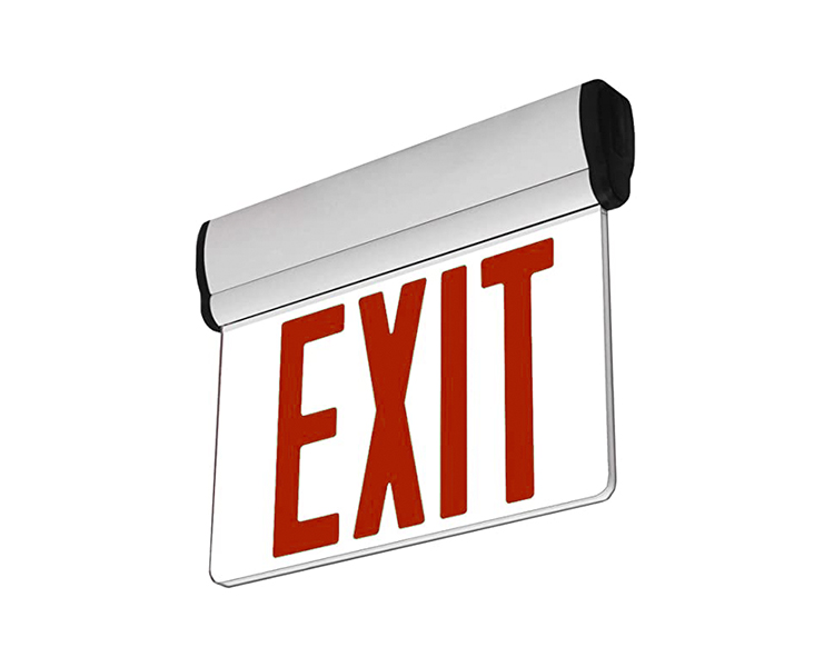Jelbex1rc-single face red led exit sign na may mataas na grade acrylic panel
