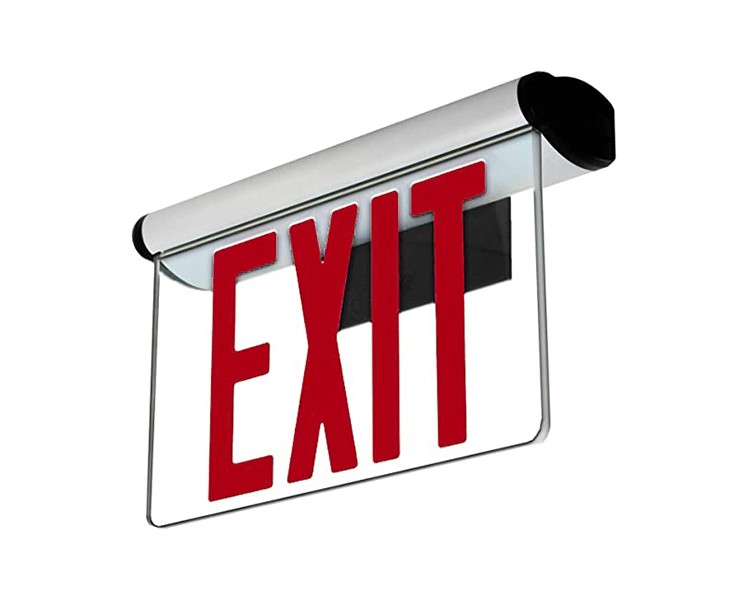Jelbex1rc-single face red led exit sign na may mataas na grade acrylic panel
