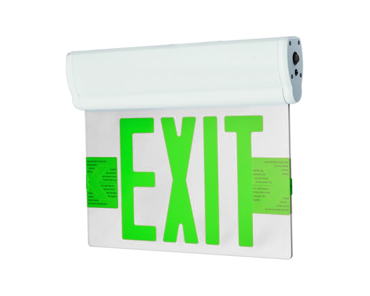 Jelcex1gm-single face plastic housing emergency exit sign na may pilak mylar
