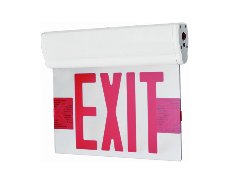 Jelcex2rm-double face 6 pulgada acrylic pane exit sign na may pilak mylar